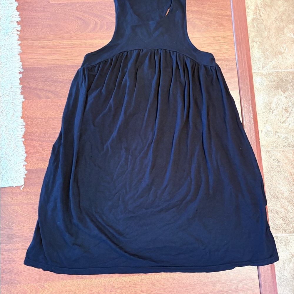 Fighting Eel Ava Sky Black Racer Back Dress Small